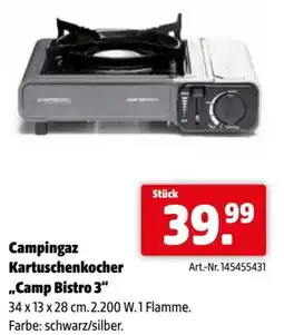 Eurogast Grissemann Campingaz kartuschenkocher „camp bistro 3 Angebot