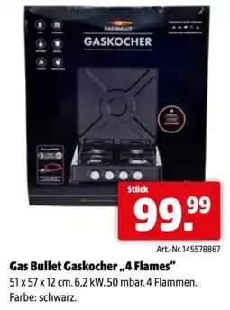 Eurogast Grissemann Gas bullet gaskocher,,4 flames Angebot