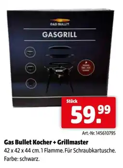 Eurogast Grissemann Gas bullet kocher + grillmaster Angebot