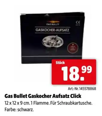 Eurogast Grissemann Gas bullet gaskocher aufsatz click Angebot