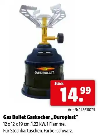 Eurogast Grissemann Gas bullet gaskocher „duroplast Angebot