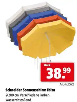 Eurogast Grissemann Schneider sonnenschirm ibiza Angebot