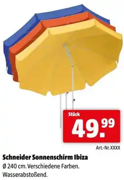 Eurogast Grissemann Schneider sonnenschirm ibiza Angebot