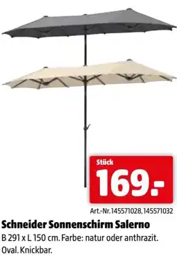 Eurogast Grissemann Schneider sonnenschirm salerno Angebot