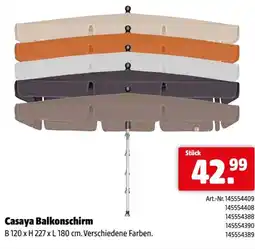 Eurogast Grissemann Casaya balkonschirm Angebot