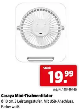 Eurogast Grissemann Casaya mini-tischventilator Angebot