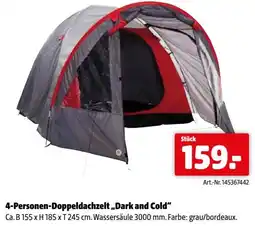 Eurogast Grissemann 4-personen-doppeldachzelt,,dark and cold Angebot