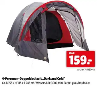 Eurogast Grissemann 4-personen-doppeldachzelt,,dark and cold Angebot