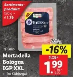 Lidl Italiamo Mortadella Bologna IGP XXL Angebot