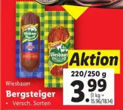 Lidl Wiesbauer Bergsteiger Angebot