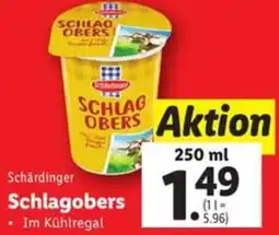 Lidl Schärdinger Schlagobers Angebot