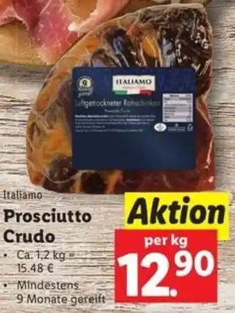 Lidl Italiamo Prosciutto Crudo Angebot