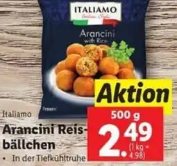 Lidl Italiamo Arancini Reis bällchen Angebot