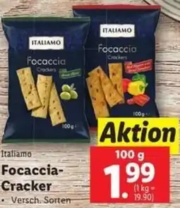 Lidl Italiamo Focaccia Crackers Angebot