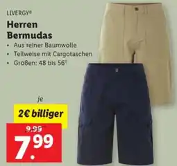 Lidl LIVERGY Herren Bermudas Angebot