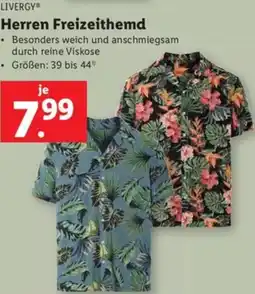 Lidl LIVERGY Herren Freizeithemd Angebot