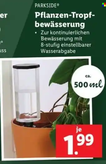 Lidl PARKSIDE Pflanzen Tropf bewässerung Angebot