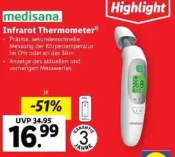 Lidl medisana Infrarot Thermometer Angebot