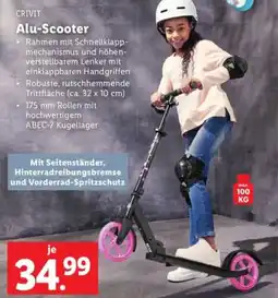 Lidl CRIVIT Alu Scooter Angebot