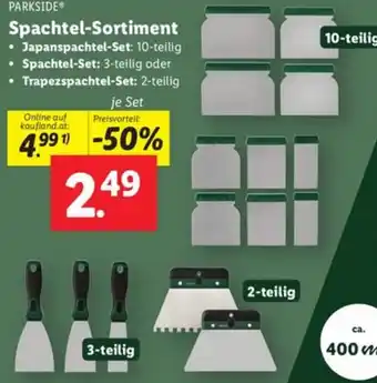 Lidl PARKSIDE Spachtel-Sortiment Angebot