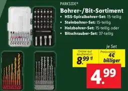 Lidl PARKSIDE Bohrer Bit-Sortiment Angebot
