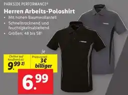 Lidl PARKSIDE PERFORMANCE Herren Arbeits-Poloshirt Angebot