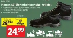 Lidl PARKSIDE Herren S3-Sicherheitsschuhe-/stiefel Angebot