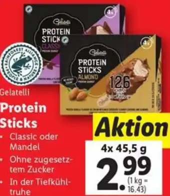 Lidl Gelatelli Protein Sticks Angebot