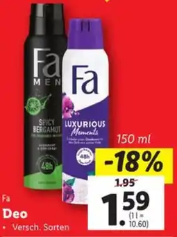 Lidl Fa Deo Angebot