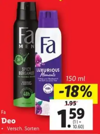 Lidl Fa Deo Angebot