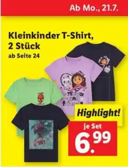 Lidl Kleinkinder T-Shirt, Angebot