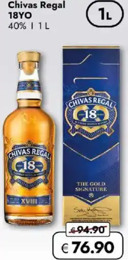 Travel FREE Chivas Regal 18YO Angebot
