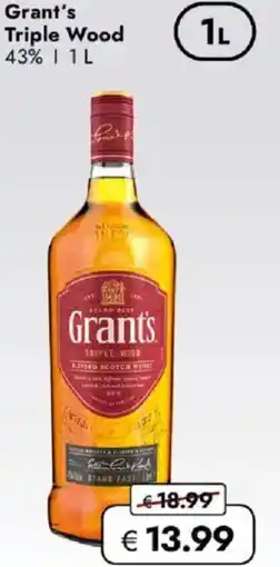 Travel FREE Grant's Triple Wood Angebot