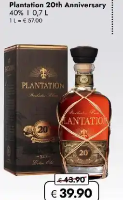 Travel FREE Plantation 20th Anniversary Angebot