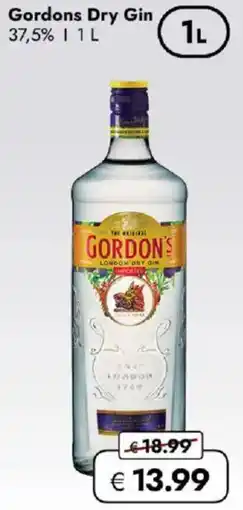 Travel FREE Gordons Dry Gin Angebot