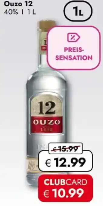Travel FREE Ouzo 12 Angebot