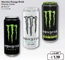 Travel FREE Monster Energy Drink Angebot