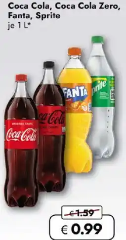 Travel FREE Coca Cola, Coca Cola Zero, Fanta, Sprite Angebot