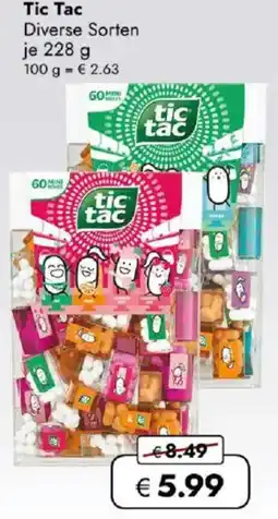 Travel FREE Tic Tac Angebot