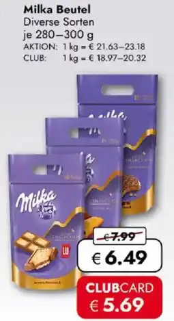 Travel FREE Milka Beutel Angebot