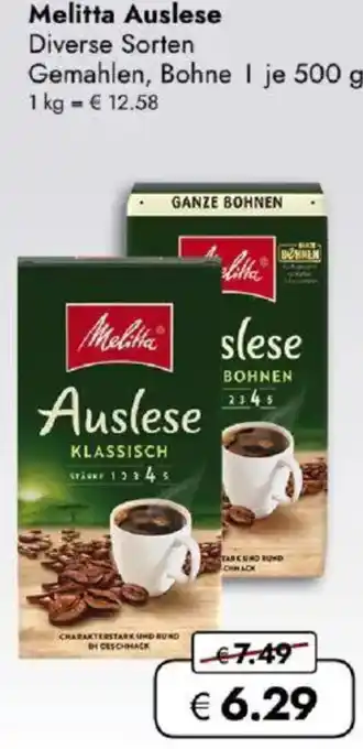 Travel FREE Melitta Auslese Angebot
