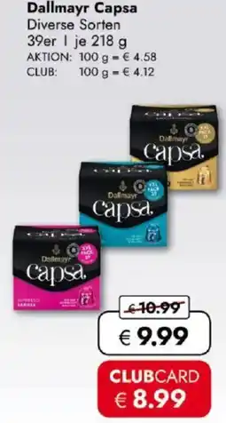 Travel FREE Dallmayr Capsa Angebot
