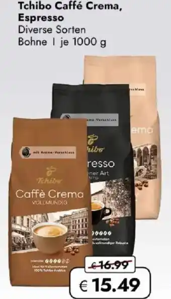 Travel FREE Tchibo Caffé Crema, Espresso Angebot