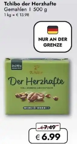 Travel FREE Tchibo der Herzhafte Gemahlen Angebot