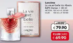 Travel FREE Lancôme La vie est belle Iris Absolu Angebot