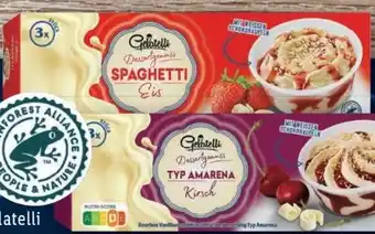 Lidl Gelatelli Eis-Dessertgenuss Spagetti-Eis Angebot