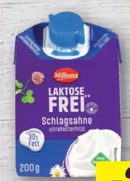 Lidl Milbona Laktosefreies H-Schlagobers Angebot