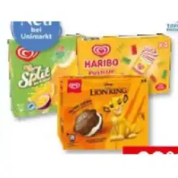 Unimarkt Cuja Mara-, Lion King-, oder Haribo Push up Eis Unimarkt Angebot