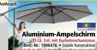 Norma Solax-Sunshine Aluminium-Ampelschirm Angebot