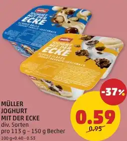 PENNY Müller joghurt mit der ecke Angebot